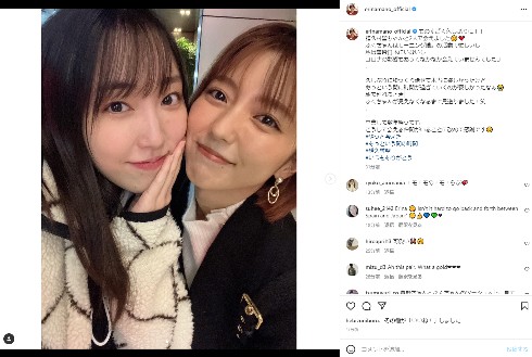 真野恵里菜と譜久村聖