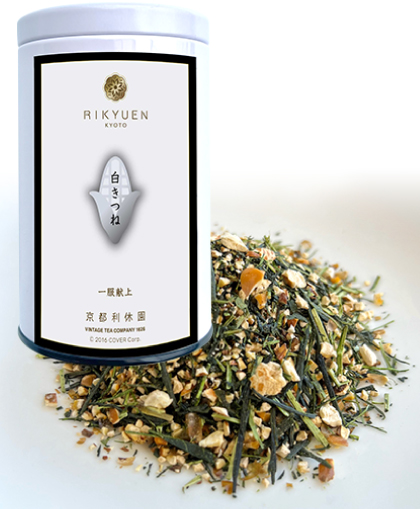 ホロライブ白上フブキが京都利休園とコラボし、白上フブキスペシャルセットを販売