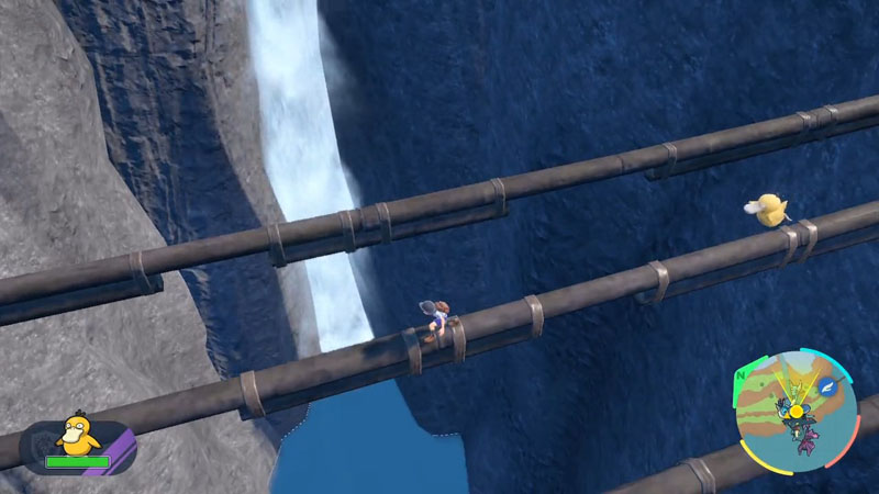 ポケモンSVで起きた「カイジの鉄骨渡り」現象が圧倒的切なさ　臆病者のコダックが無言で落ちたっ……！