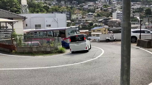 長崎バスの運転テクニック