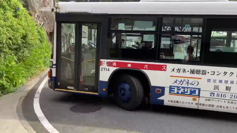 長崎バスの運転テクニック