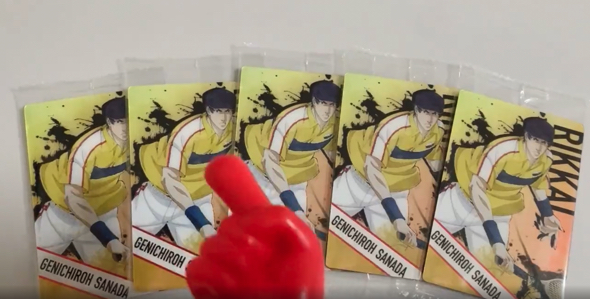 テニプリウエハースをコンプリートした動画