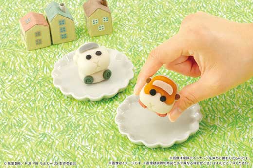 PUI PUI モルカー ローソン 練り切り 和菓子 食べマス バンダイ
