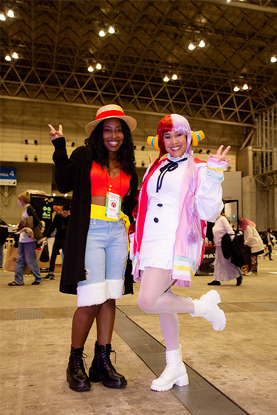 Athena、Andria Brown「ONE PIECE」ルフィとウタ