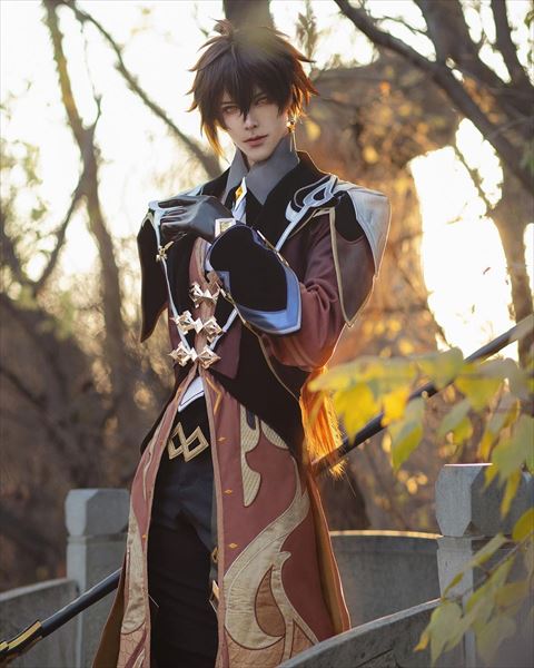 原神 鍾離 コスプレ