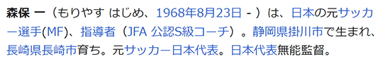 カタールW杯、コスタリカ戦で敗北した日本代表選手のWikipediaが荒らされる（伊藤洋輝、森保監督）
