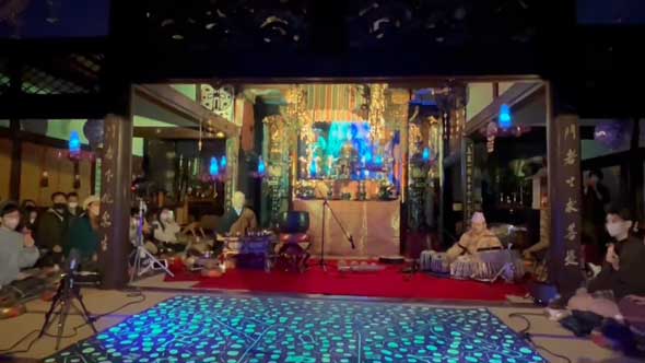 令和 阿弥陀来迎 ドローン仏 来迎 飛行