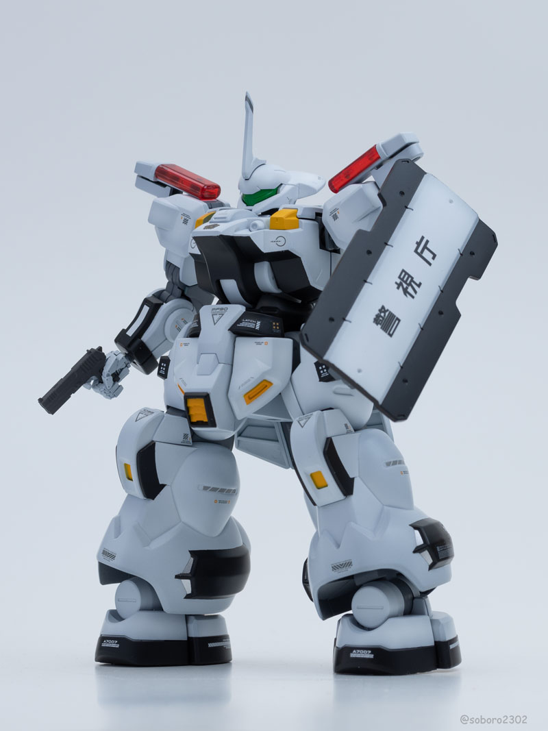 「水星の魔女」ガンプラを警察仕様風に改造→どう見ても「パトレイバー」な仕上がりに「太田専用機だ」の声