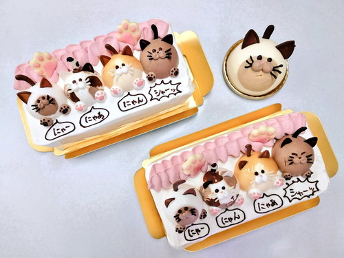 ならびねこケーキ