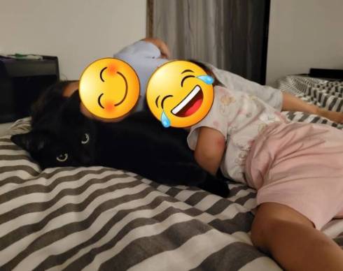 黒猫 鬼 筋肉こどもマキシマムどらいぶ