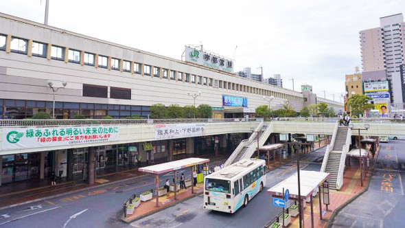 再開発計画がある宇都宮駅西口