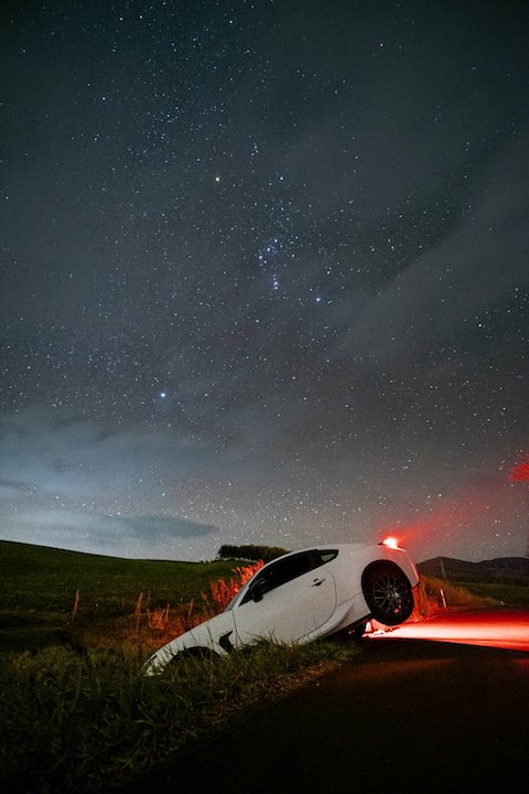 星空 GR86 トヨタ 事故 想定外 北海道