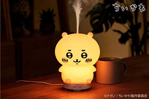 ちいかわ ルームライト 加湿器 水蒸気 プレミアムバンダイ