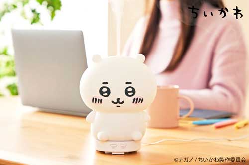 ちいかわ ルームライト 加湿器 水蒸気 プレミアムバンダイ