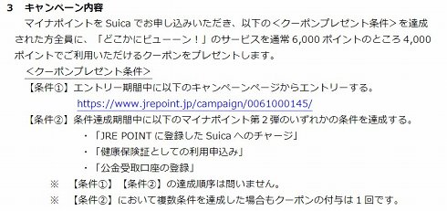 マイナポイントキャンペーンの概要