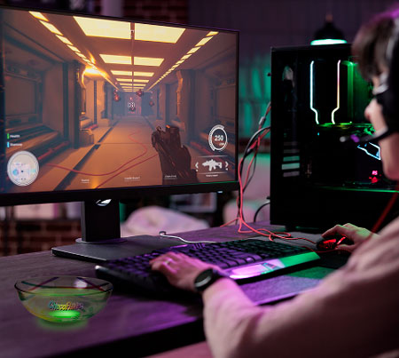 日清シスコ チョコフレーク専用 ゲーミングフィンガーボウル レインボー 蓄光