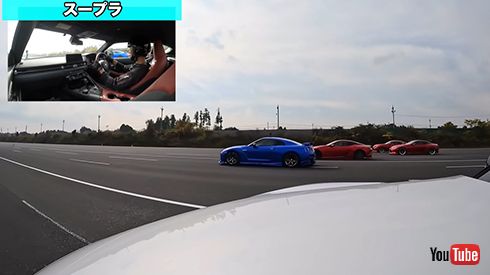 ゼロヨン対決、スタート！