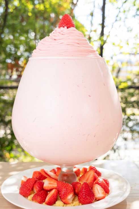 たまご専門店 TAMAGOYA デラックスいちごモンブランパフェ STRAWBERRY FAIR