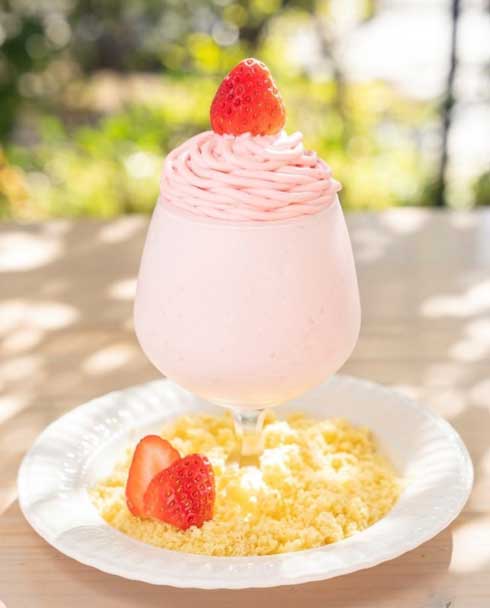 たまご専門店 TAMAGOYA デラックスいちごモンブランパフェ STRAWBERRY FAIR