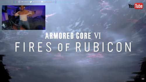 アーマードコア 新作発表 ファン リアクション 興奮 シャツ 裂く