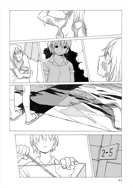 友達が突然人魚になった……人でなくなった少女とその世話をする少女を描く漫画「適者生存」が「ちょっと怖いけど綺麗」「引き込まれた」と多くの読者を魅了