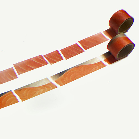 魚の切り身を表現した“活きのいいマステ”がおいしそう　「おいしそう」「マステに無限大の可能性」と話題に