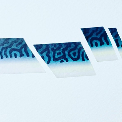 魚の切り身を表現した“活きのいいマステ”がおいしそう　「おいしそう」「マステに無限大の可能性」と話題に