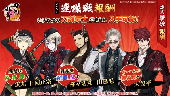 刀剣乱舞の大型アプデで新機能「散歩」実装