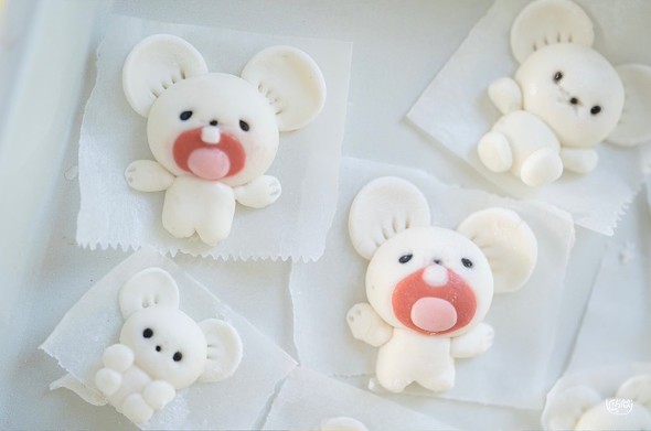 イッカネズミのデコ白玉