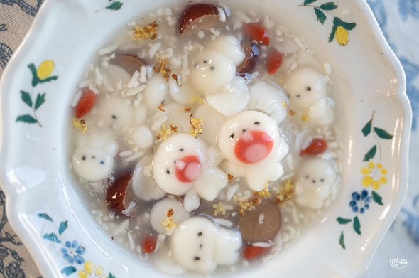イッカネズミのデコ白玉