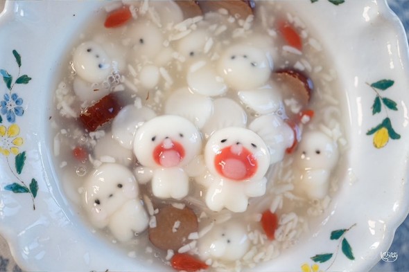 イッカネズミのデコ白玉