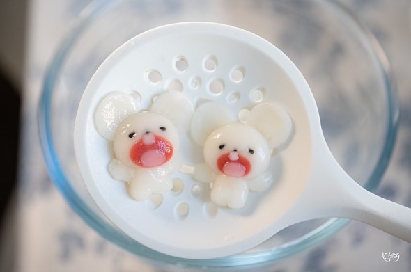 イッカネズミのデコ白玉