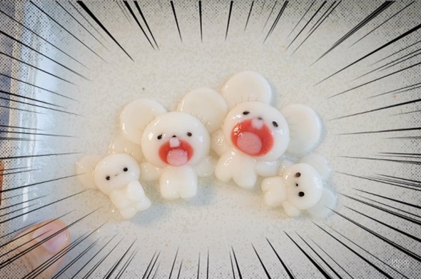 イッカネズミのデコ白玉