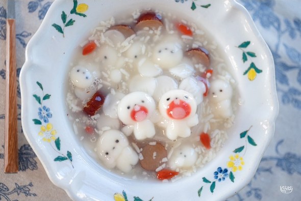 イッカネズミのデコ白玉