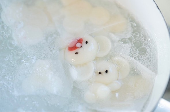 イッカネズミのデコ白玉