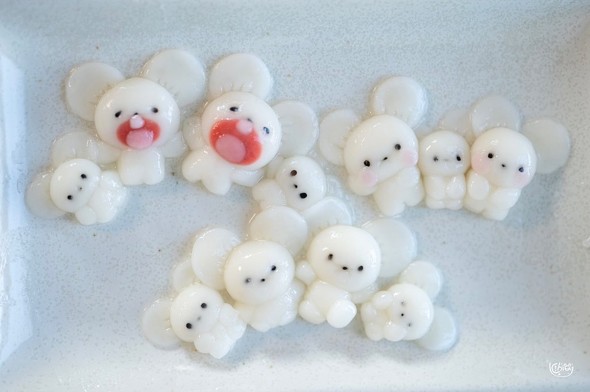 イッカネズミのデコ白玉