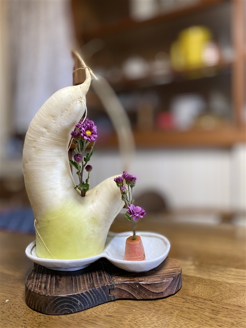 88歳の生け花のセンス