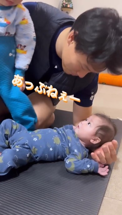 パパのナイスキャッチ