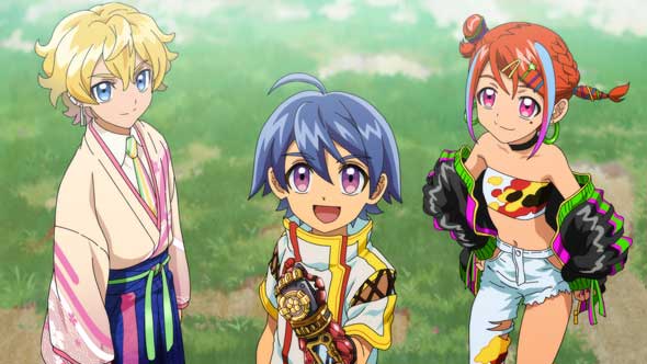 城郭合体オシロボッツ お城 アニメ 巨大ロボット 変形