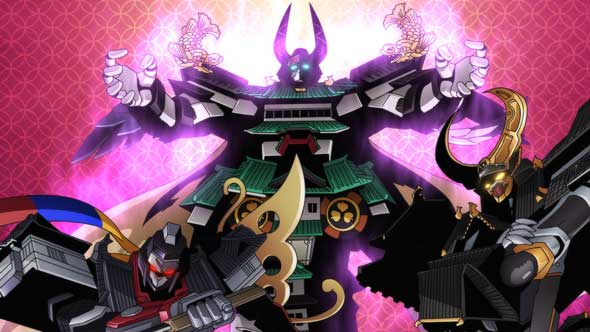 城郭合体オシロボッツ お城 アニメ 巨大ロボット 変形