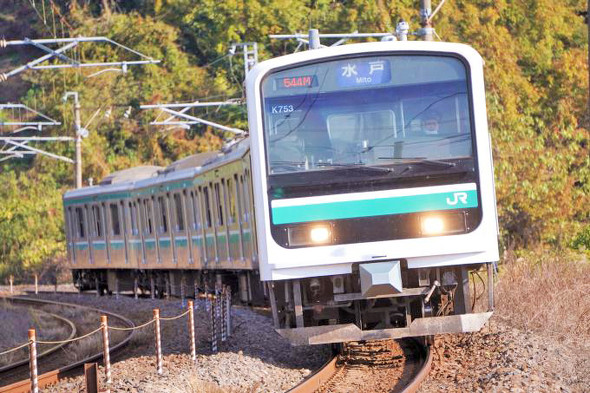 E501系電車・普通列車、常磐線・湯本〜泉間