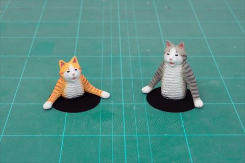 緑パッドから猫召喚