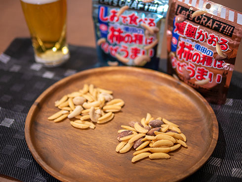 亀田のなぜうま・ビールとともに