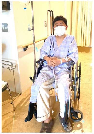 入院中の笠井信輔アナウンサー
