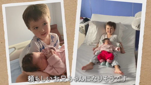 「生まれたばかりの妹に会えて、デレデレが止まらない」