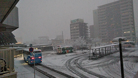 高知県でまさかの記録的積雪