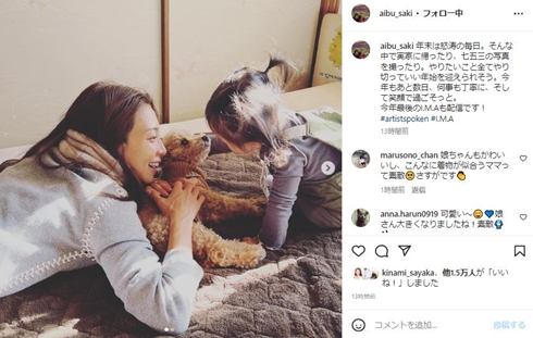 相武紗季と子供