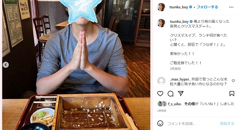 つんく♂が長男を撮影