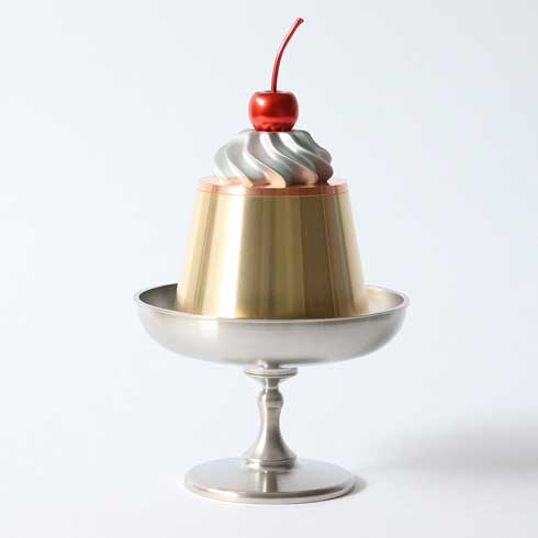 金属 世界一固い プリン アルミ 銅 真鍮 ステンレス 金属でできた固めプリン