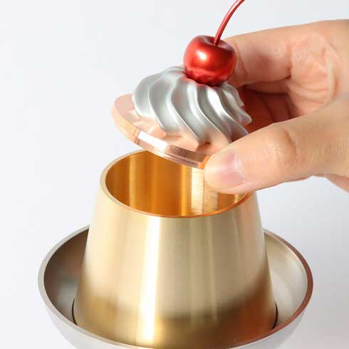 金属 世界一固い プリン アルミ 銅 真鍮 ステンレス 金属でできた固めプリン